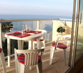 Appartement d'une chambre a Arcachon a 20 m de la plage avec vue sur la mer et balcon